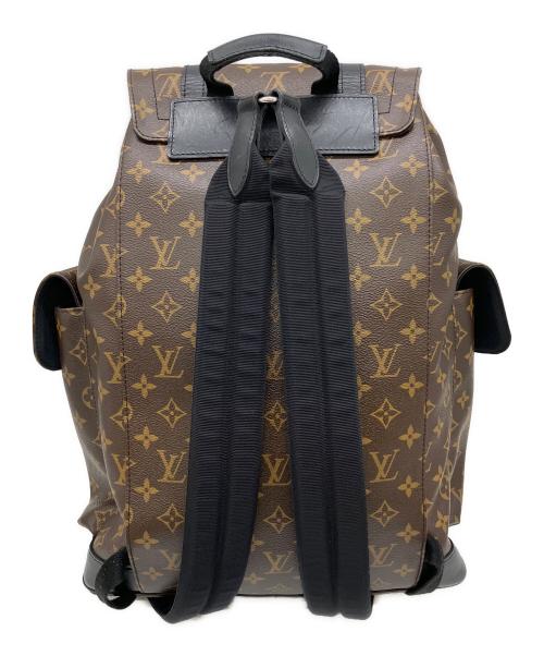 LOUIS VUITTON（ルイ ヴィトン）LOUIS VUITTON (ルイ ヴィトン) クリストファーMM モノグラム・マカサー バックパック M43735 ブラウン サイズ:MMの古着・服飾アイテム