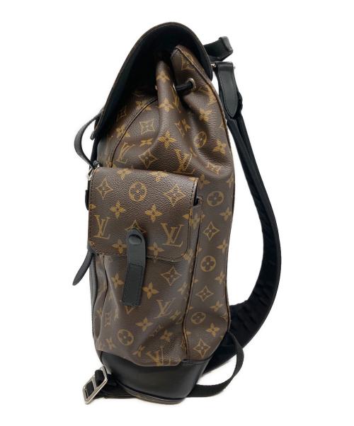 LOUIS VUITTON（ルイ ヴィトン）LOUIS VUITTON (ルイ ヴィトン) クリストファーMM モノグラム・マカサー バックパック M43735 ブラウン サイズ:MMの古着・服飾アイテム
