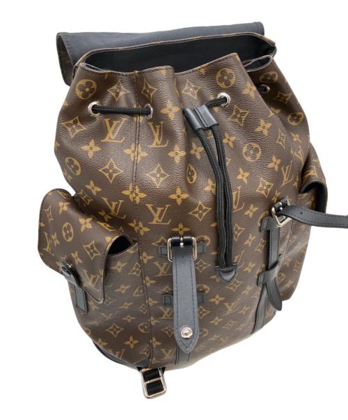 LOUIS VUITTON（ルイ ヴィトン）LOUIS VUITTON (ルイ ヴィトン) クリストファーMM モノグラム・マカサー バックパック M43735 ブラウン サイズ:MMの古着・服飾アイテム