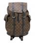 LOUIS VUITTON（ルイ ヴィトン）の古着「クリストファーMM モノグラム・マカサー バックパック M43735」｜ブラウン
