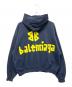 BALENCIAGA (バレンシアガ) 23SS Tape Type Ripped Pocket Hoodie テープタイプ リップポケット フーディ ネイビー サイズ:S：90000円