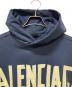 中古・古着 BALENCIAGA (バレンシアガ) 23SS Tape Type Ripped Pocket Hoodie テープタイプ リップポケット フーディ ネイビー サイズ:S：90000円