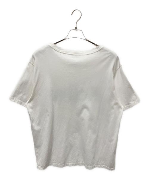 CELINE（セリーヌ）CELINE (セリーヌ) ゴシックロゴプリントTシャツ ホワイト サイズ:Sの古着・服飾アイテム