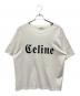 CELINE（セリーヌ）の古着「ゴシックロゴプリントTシャツ」｜ホワイト