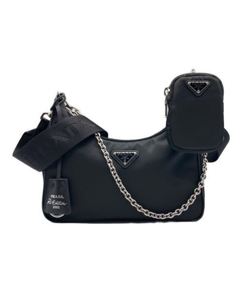 PRADA（プラダ）PRADA (プラダ) Re-Edition 2005 Re-Nylon バッグ ブラックの古着・服飾アイテム