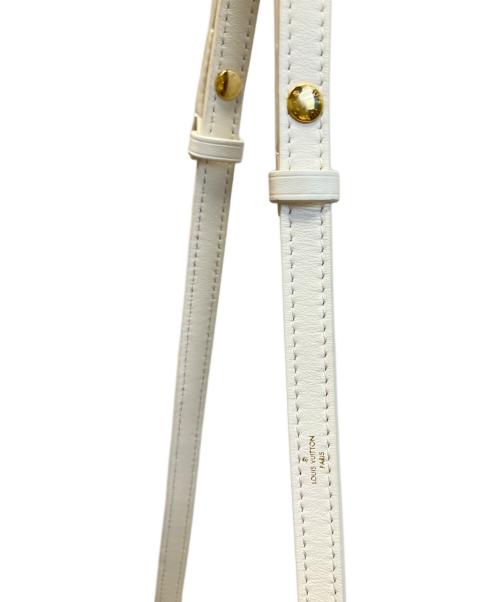 LOUIS VUITTON（ルイ ヴィトン）LOUIS VUITTON (ルイ ヴィトン) クッサンBB ホワイト×ピンクの古着・服飾アイテム