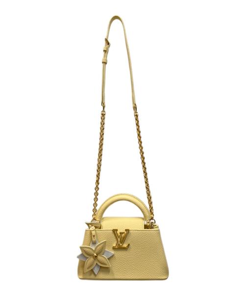 LOUIS VUITTON（ルイ ヴィトン）LOUIS VUITTON (ルイ ヴィトン) カプシーヌ EW MINI バナナイエロー サイズ:ミニ/mininの古着・服飾アイテム