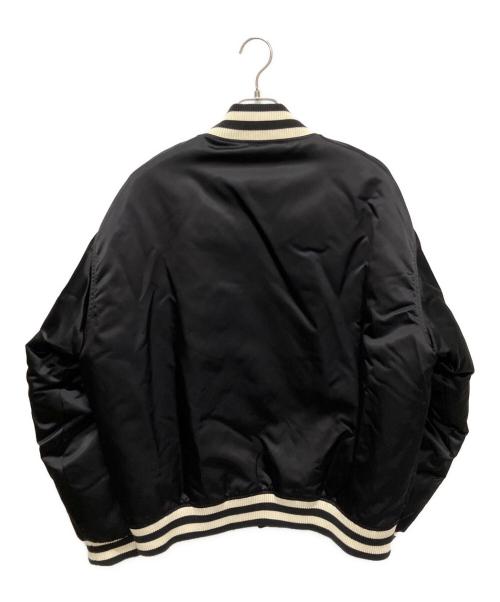 LOUIS VUITTON（ルイ ヴィトン）LOUIS VUITTON (ルイ ヴィトン) エンブロイダード ベースボールブルゾン ブラック サイズ:52の古着・服飾アイテム