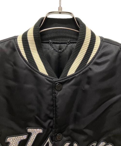 LOUIS VUITTON（ルイ ヴィトン）LOUIS VUITTON (ルイ ヴィトン) エンブロイダード ベースボールブルゾン ブラック サイズ:52の古着・服飾アイテム
