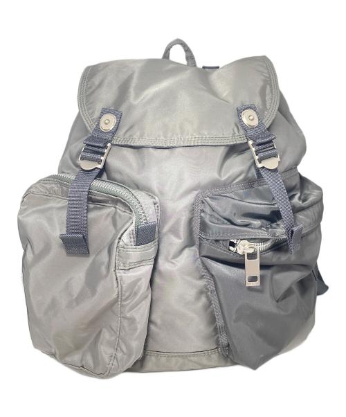sacai（サカイ）sacai (サカイ) PORTER (ポーター) Double Pocket Backpack ライトグレー サイズ:-の古着・服飾アイテム