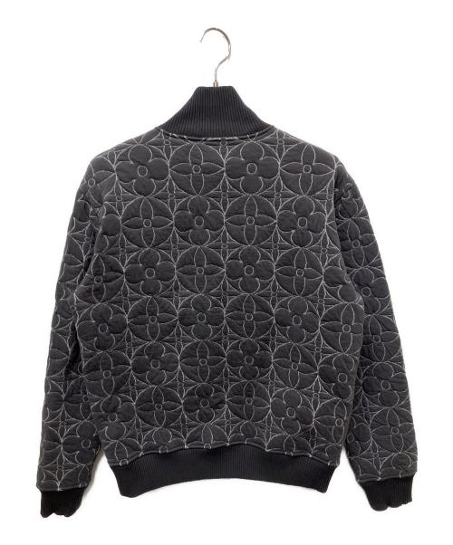LOUIS VUITTON（ルイ ヴィトン）LOUIS VUITTON (ルイ ヴィトン) 21AW ジップスルー モノグラム フラワー ブルゾン グレー サイズ:Mの古着・服飾アイテム