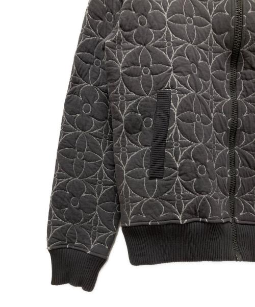 LOUIS VUITTON（ルイ ヴィトン）LOUIS VUITTON (ルイ ヴィトン) 21AW ジップスルー モノグラム フラワー ブルゾン グレー サイズ:Mの古着・服飾アイテム