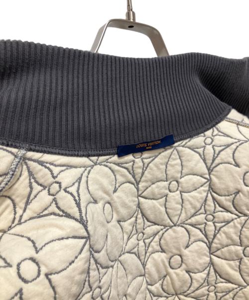 LOUIS VUITTON（ルイ ヴィトン）LOUIS VUITTON (ルイ ヴィトン) 21AW ジップスルー モノグラム フラワー ブルゾン グレー サイズ:Mの古着・服飾アイテム
