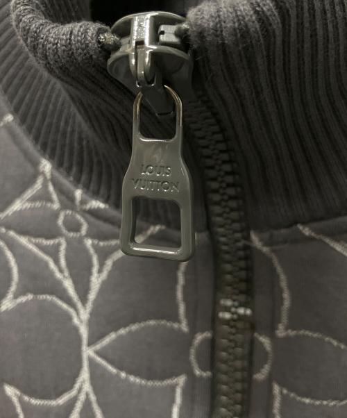 LOUIS VUITTON（ルイ ヴィトン）LOUIS VUITTON (ルイ ヴィトン) 21AW ジップスルー モノグラム フラワー ブルゾン グレー サイズ:Mの古着・服飾アイテム