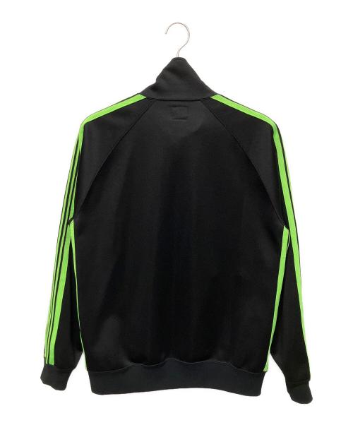 Needles（ニードルズ）Needles (ニードルズ) End of the World (エンド・オブ・ザ・ワールド) トラックジャケット ブラック×グリーン サイズ:Lの古着・服飾アイテム