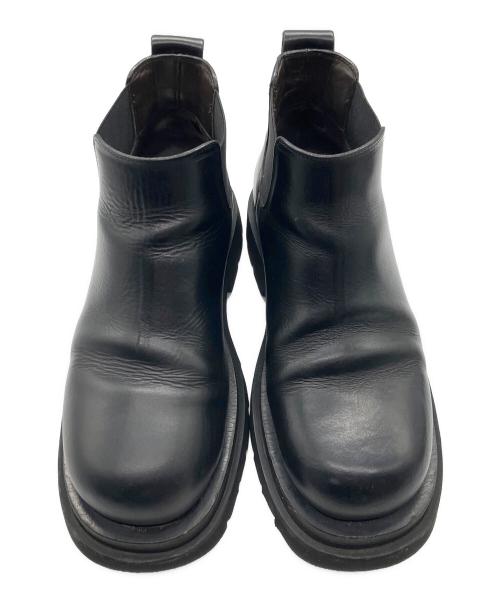 BOTTEGA VENETA（ボッテガベネタ）BOTTEGA VENETA (ボッテガベネタ) Lug Chelsea Ankle Bootラグチェルシーアンクルブーツ ブラック サイズ:38の古着・服飾アイテム