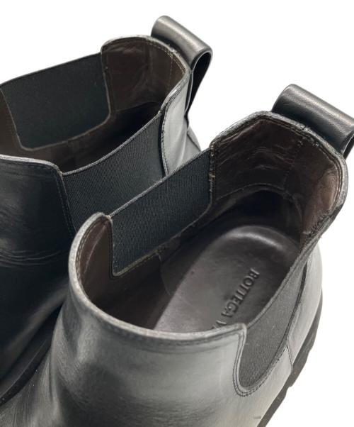 BOTTEGA VENETA（ボッテガベネタ）BOTTEGA VENETA (ボッテガベネタ) Lug Chelsea Ankle Bootラグチェルシーアンクルブーツ ブラック サイズ:38の古着・服飾アイテム
