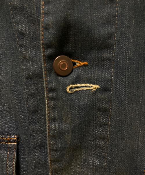 Maison Margiela（メゾンマルジェラ）Maison Margiela (メゾンマルジェラ) 24SS DENIM SPORTS JACKET インディゴ サイズ:48の古着・服飾アイテム