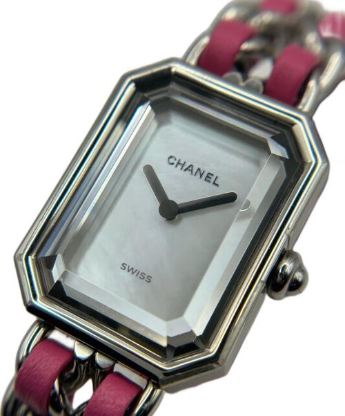 CHANEL（シャネル）CHANEL (シャネル) Premiere Rock M-L Ref.H6360 プルミエールロック フーシャピンク 2020年 limited 1000  シェル文字盤 サイズ:26.0mm×20.0mm/M-Lの古着・服飾アイテム