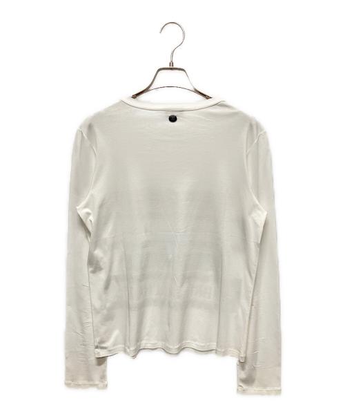 CHANEL（シャネル）CHANEL (シャネル) P57 ガブリエルロングスリーブカットソー/長袖Tシャツ/長袖カットソー ホワイト サイズ:36の古着・服飾アイテム
