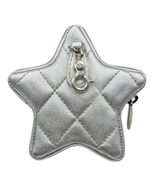 CHANEL（シャネル）CHANEL (シャネル) ココマーク マトラッセ スターコインパース シルバーの古着・服飾アイテム