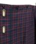 中古・古着 BURBERRY (バーバリー) BURBERRY アルー チェック プリント プリーツ ウールスカート/ラップスカート レッド×ネイビー サイズ:38：25000円