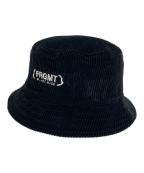 MONCLERモンクレール）の古着「ジーニアス フラグメント コーデュロイ リバーシブル バケットハット」｜ブラック