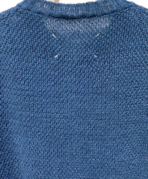 Maison Margiela（メゾンマルジェラ）Maison Margiela (メゾンマルジェラ) Banana Knitted Long-Sleeve Cardigan ネイビー サイズ:XSの古着・服飾アイテム