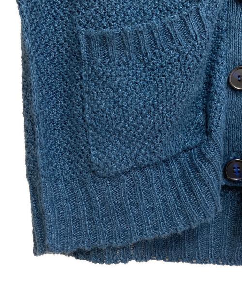 Maison Margiela（メゾンマルジェラ）Maison Margiela (メゾンマルジェラ) Banana Knitted Long-Sleeve Cardigan ネイビー サイズ:XSの古着・服飾アイテム