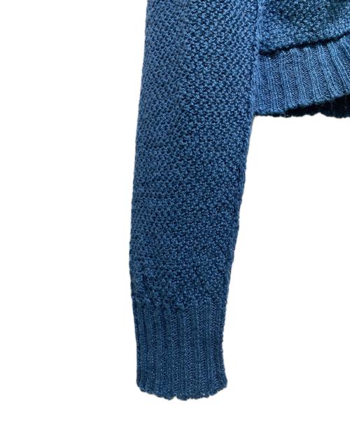 Maison Margiela（メゾンマルジェラ）Maison Margiela (メゾンマルジェラ) Banana Knitted Long-Sleeve Cardigan ネイビー サイズ:XSの古着・服飾アイテム