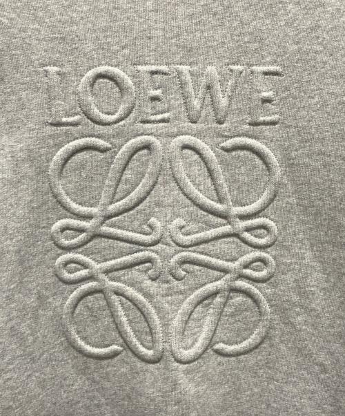 LOEWE（ロエベ）LOEWE (ロエベ) アナグラムエンボススウェット プルオーバー ライトグレー サイズ:XSの古着・服飾アイテム