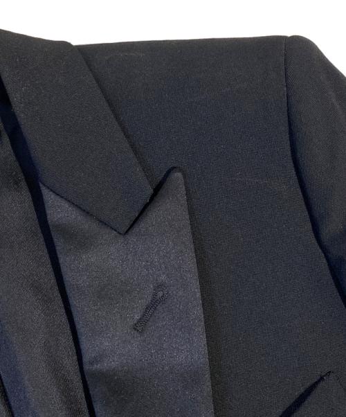 Saint Laurent Paris（サンローランパリ）Saint Laurent Paris (サンローランパリ) ラペル切替スモーキングジャケット ブラック サイズ:44の古着・服飾アイテム