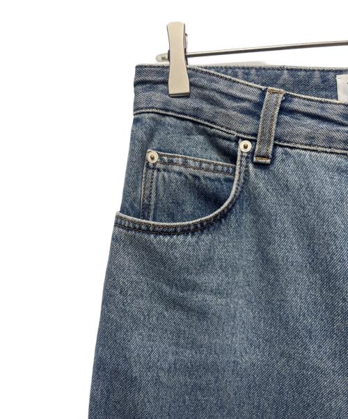 LOEWE（ロエベ）LOEWE (ロエベ) ANAGRAM BAGGY JEANS/アナグラムバギージーンズ/ミッドブルーデニム ブルー サイズ:44の古着・服飾アイテム
