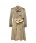 BURBERRY LONDON ENGLAND（バーバリー ロンドン イングランド）の古着「デザイントレンチコート」｜アイボリー