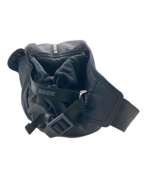 Christian Dior（クリスチャン ディオール）Christian Dior (クリスチャン ディオール) サドルナイロンショルダーバッグ ネイビーの古着・服飾アイテム