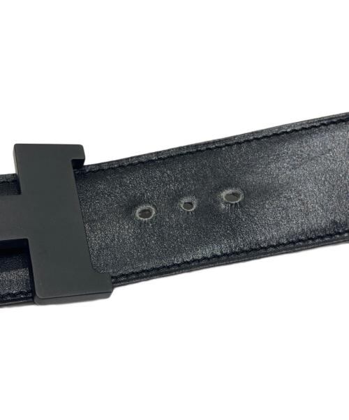 HERMES（エルメス）HERMES (エルメス) H金具レザーベルト ブラック サイズ:SIZE 90の古着・服飾アイテム