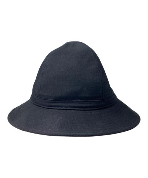 Yohji Yamamoto pour homme（ヨウジヤマモト プールオム）Yohji Yamamoto pour homme (ヨウジヤマモト プールオム) 20AW Wrinkled Gabardine Fedora hat ブラック サイズ:2の古着・服飾アイテム