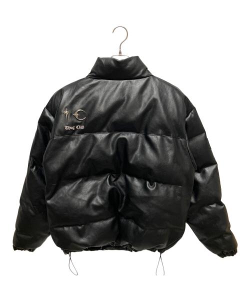 THUG CLUB（サグ クラブ）THUG CLUB (サグ クラブ) 胸ロゴダウンジャケット ブラック サイズ:3の古着・服飾アイテム
