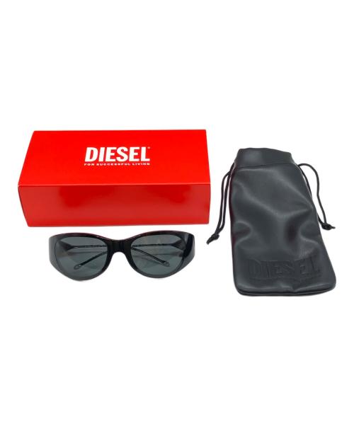DIESEL（ディーゼル）DIESEL (ディーゼル) Iconic oval sunglasses/サングラス ブラック サイズ:57□16の古着・服飾アイテム