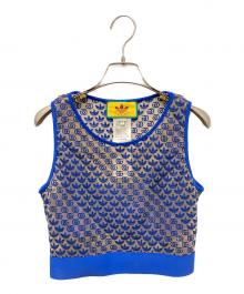 GUCCI×adidas（グッチ×アディダス）の古着「シースルーチュールトップカッソー」｜ブルー