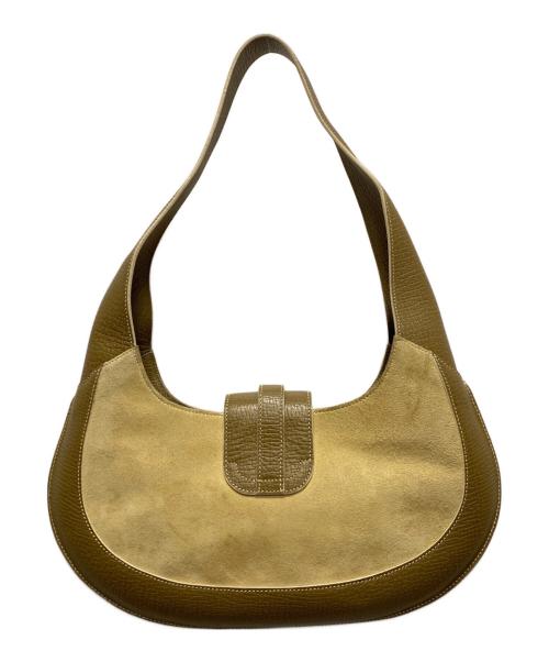LOEWE（ロエベ）LOEWE (ロエベ) スエードワンショルダーバッグ ベージュの古着・服飾アイテム