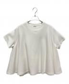 LOEWEロエベ）の古着「トラペーズ トップス/ 刺繍入りコットン混ジャージー Tシャツ」｜ホワイト