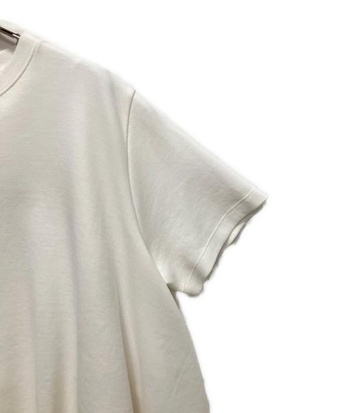 LOEWE（ロエベ）LOEWE (ロエベ) トラペーズ トップス/ 刺繍入りコットン混ジャージー Tシャツ ホワイト サイズ:Sの古着・服飾アイテム