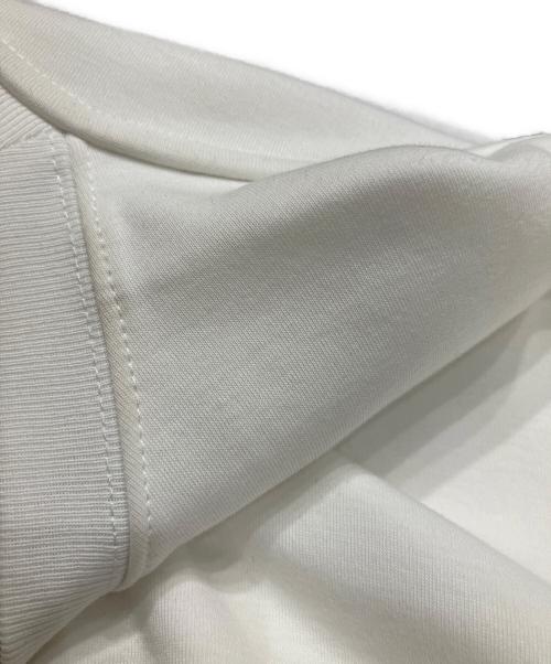 LOEWE（ロエベ）LOEWE (ロエベ) トラペーズ トップス/ 刺繍入りコットン混ジャージー Tシャツ ホワイト サイズ:Sの古着・服飾アイテム