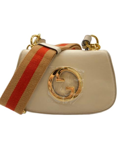 GUCCI（グッチ）GUCCI (グッチ)  ブロンディ ミニ ショルダーバッグ アイボリーの古着・服飾アイテム