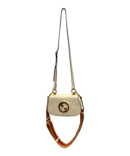 GUCCI（グッチ）GUCCI (グッチ)  ブロンディ ミニ ショルダーバッグ アイボリーの古着・服飾アイテム