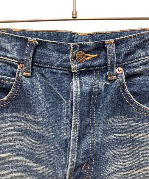 CELINE（セリーヌ）CELINE (セリーヌ) カットオフデニムパンツ インディゴ サイズ:25の古着・服飾アイテム