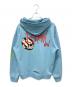 CHROME HEARTS (クロムハーツ) クロムハーツ×MATTY BOY BRAIN NEW HOODIE マッティボーイ ブレインニュープリントフーディー ブルー サイズ:L：150000円