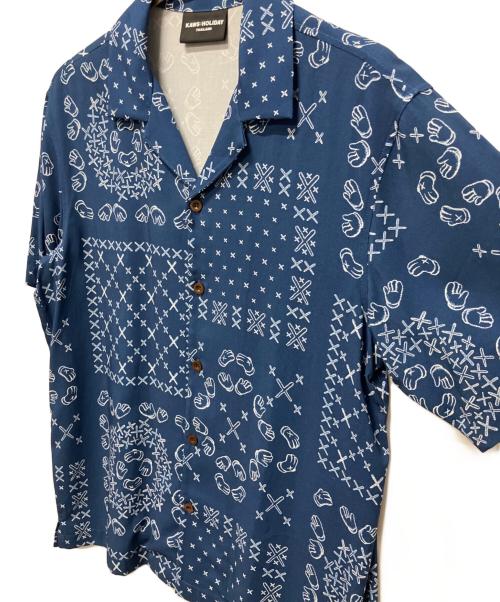 KAWS（カウズ）KAWS (カウズ) Kaws holiday thailand シャツ ブルー サイズ:Mの古着・服飾アイテム