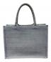 Christian Dior (クリスチャン ディオール) カナージュブックトート ミディアム グレー サイズ:ミディアム：220000円